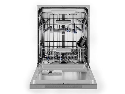 24" Midea 45 dBA Stainless Steel Dishwasher with Pocket Handle - MDT24P4AST