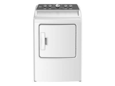 27" Midea 6.7 Cu. Ft. White Top Load Tumble Dryer-MLE47C4AWW