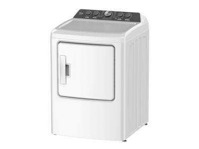 27" Midea 6.7 Cu. Ft. White Top Load Tumble Dryer-MLE47C4AWW