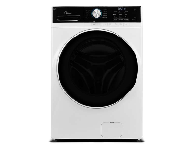 27" Midea 5.2 Cu. Ft. Front Load Washer with 10 Pre-Set Wash Cycles - MLH52N3AWW