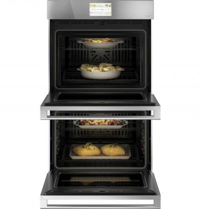 30" Café Smart Double Wall Oven with Convection in Platinum Glass - CTD70DM2NS5