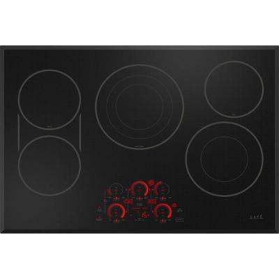 30" Café Touch Control Electric Cooktop in Black - CEP90301TBB