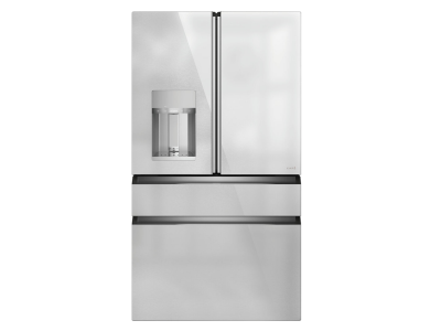 36" Café 22.3 Cu. Ft. Counter-Depth 4-Door French Door Refrigerator in Platinum Glass - CXE22DM5PS5