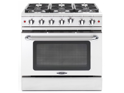 36" Capital 4.9 Cu. Ft. Precision Series Freestanding Gas Range with 6 Sealed Burner - MCR366-N