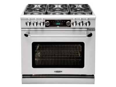 36"Capital 5.4 Cu. Ft. Connoisseurian Series Dual Fuel Range with 6 Sealed Burners - CSB366-N