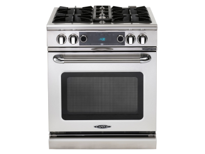 30" Capital Connoisseurian Series Freestanding Dual Duel Range  with 4 Open Burners - COB304-N