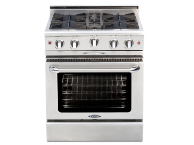 30" Capital 4.1 Cu. Ft. Culinarian Series Freestanding Gas Range with 4 Open Burners - CGSR304-N