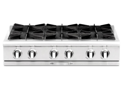 Capital 24-Inch Precision Series Wok Module Cooktop with 1 Burner, Cast  Iron Grates in Stainless Steel (GRT24WK)