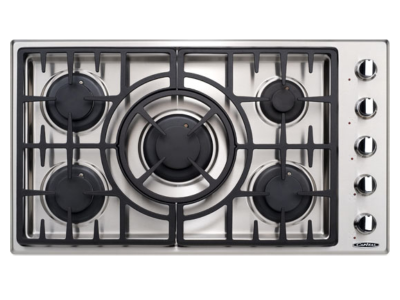 36" Capital Maestro Series Gas Cooktop with 5 Sealed Burners - MCT365GS-N