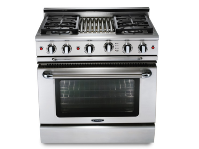 36" Capital 4.6 Cu. Ft. Precision Series Freestanding Gas Range with 4 Sealed Burner - GSCR364W-N