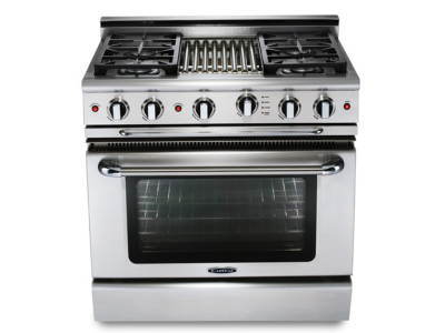 36" Capital 4.6 Cu. Ft. Precision Series Freestanding Gas Range with 4 Sealed Burner - GSCR364G-N
