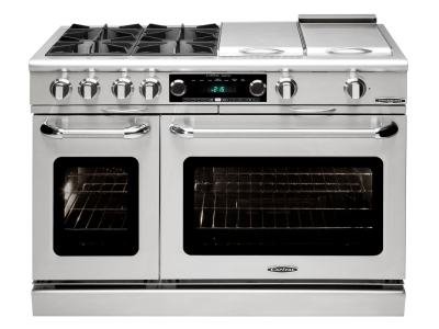 48" Capital 7.8 cu. ft. Connoisseurian Series Professional Dual Fuel Range with 8 Sealed Burners- CSB488-N