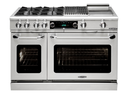 48" Capital 5.4 cu. ft. Connoisseurian Series Pro-Style Dual Fuel Range with 4 Sealed Burners - CSB484GG-N