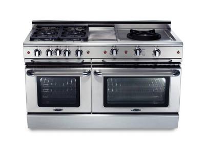 60" Capital Precision Series Pro-Style Gas Range with 4 Sealed Burners - GSCR604GW-N
