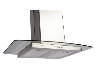 36" Cyclone Alito Collection Island Range Hood With Straight Edge Stainless Steel Frame - SIB531