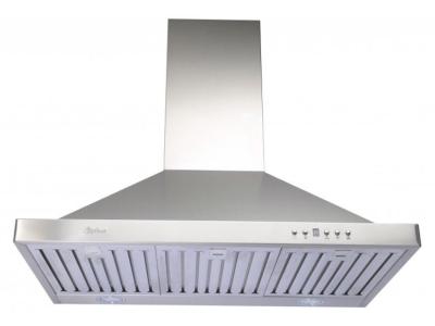 36" Cyclone Alito Collection Wall Mount Range Hood With Aluminum Mesh Filters - SC50036