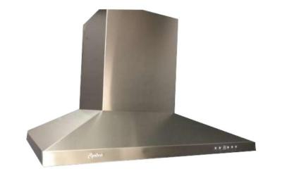 36" Cyclone Alito Collection Wall Mount Range Hood In Matte Black - SCB51636MB