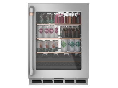 24" Café 5.1 Cu. Ft. Beverage Centre with Electronic Control in Stainless Steel - CCP06BP2PS1