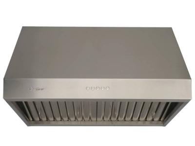 36" Cyclone Pro Collection Undermount Range Hood In Matte Black - PTB8836MB