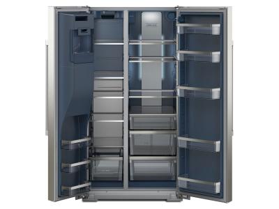 36" Maytag 28.3 Cu. Ft. Wide Full-Depth Side-by-Side Refrigerator with Arctic Blue Interior - MRSF6636RZ