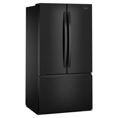 36" Whirlpool 31 Cu. Ft. French Door Refrigerator with Interior Water Dispenser - WRFF3336SB