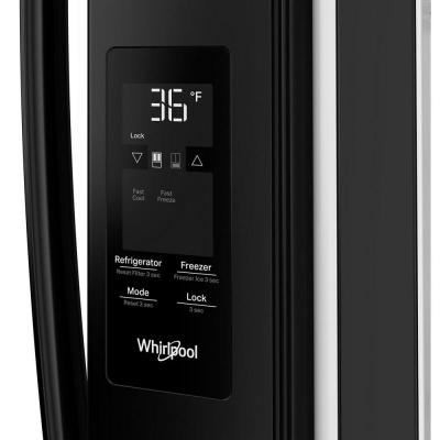36" Whirlpool 31 Cu. Ft. French Door Refrigerator with Ice Maker - WRFF3136SB