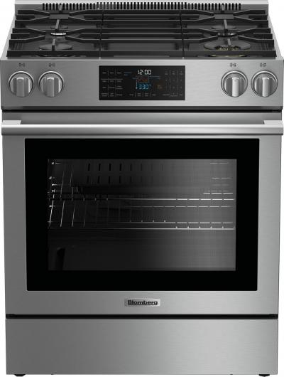30" Blomberg Slide-In Gas Range - BGR30420SS