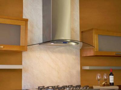 36" Elica Aspire Como Series Wall Mount Chimney Hood with 600 CFM Internal Blower - ECM636S2