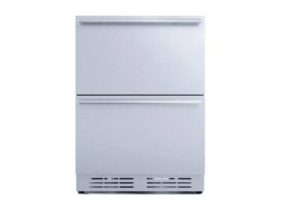 24" Elica 4.7 Cu. Ft. UnderCabinet Refrigeration Drawers - EBD51SS1