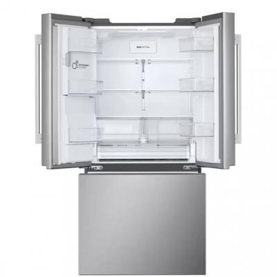 33" LG 25 Cu. Ft. 3 Door French Door Refrigerator with Hybrid Handle - LF25H6330S