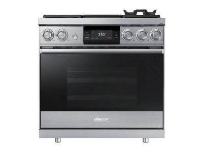 36" Dacor Pro Dual-Fuel Steam Range with Griddle - DOP36M94DLS