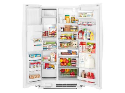 33" Whirlpool 21 Cu. Ft. Side-by-Side Refrigerator - WRS321SDHW