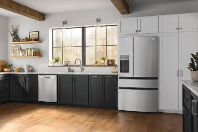 36" Frigidaire 26 Cu. Ft. Standard Depth 4-Door French Door Refrigerator - FRMS2733AV