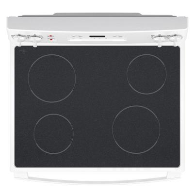 30" GE Freestanding Electric Range in White JCBS630DKWW
