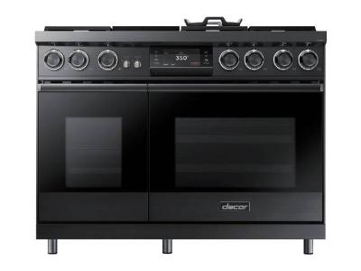 48" Dacor Pro Dual-Fuel Steam Range with Griddle - DOP48M96DLM