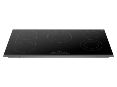 36" Bosch 800 Series Electric Cooktop in Black Surface Mount Without Frame - NET8669SUC