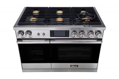 48" Dacor Contemporary Style Natural Gas Steam Pro Range In Stainless Steel - DOP48M86DLS