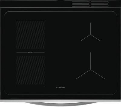30" Frigidaire 5.3 Cu. Ft. Front Control Induction Range with Air Fry - FCFI308CBS