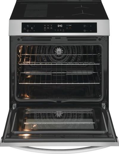 30" Frigidaire 5.3 Cu. Ft. Front Control Induction Range with Air Fry - FCFI308CBS