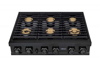 36" Dacor Modernist Series Smart Natural Gas Rangetop with 6 Sealed Burners - DTT36M876LM