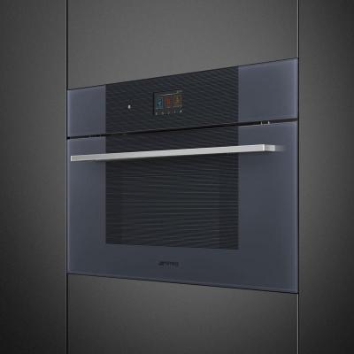 SMEG Linea Design Combi-Microwave Electric Single Wall Oven - SOCU3104MCG