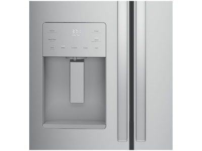 33" GE Profile 24.8 Cu.Ft. Bottom Mount French-Door Refrigerator in Fingerprint Resistant Stainless Steel - PFE24HYRCFS