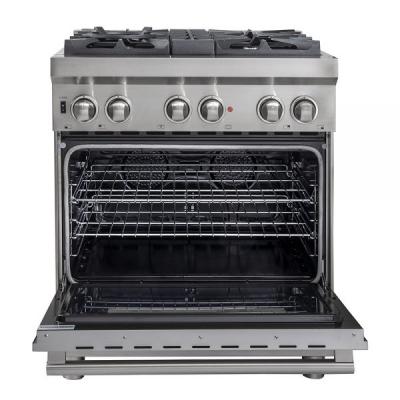 30" Forno Gas Range with Electric Oven Dual Fuel Free-Standing Pro-Style Range - FFSGS6188-30