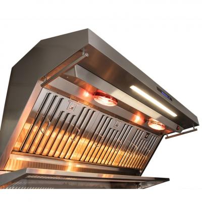 48" Forno Alta Qualita Range Hood With Red Light Warmers - FRHWM5029-48