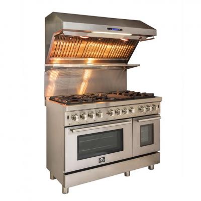 48" Forno Alta Qualita Range Hood With Red Light Warmers - FRHWM5029-48