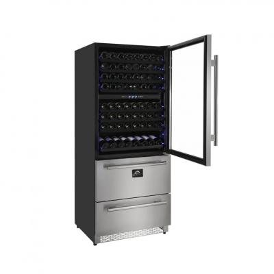 30" Forno Capraia Triple Zone Wine Cooler - FWCDR6661-30S