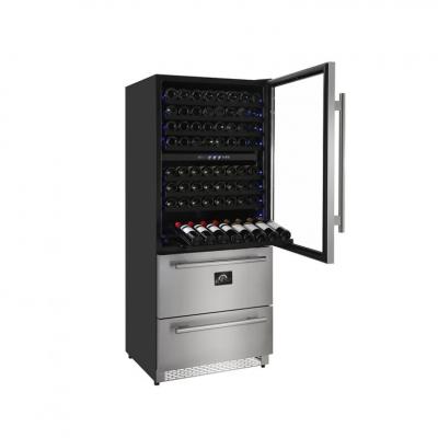 30" Forno Capraia Triple Zone Wine Cooler - FWCDR6661-30S