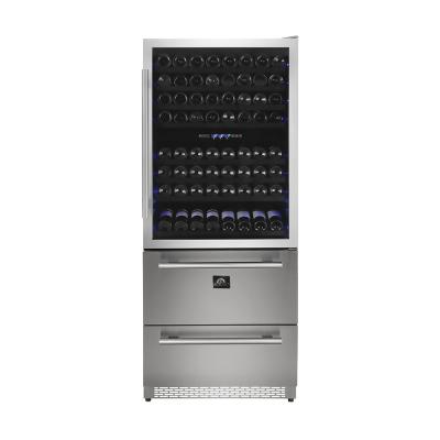 30" Forno Capraia Triple Zone Wine Cooler - FWCDR6661-30S