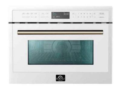 24" Forno 1.6 Cu. Ft. Oliena 1750 Watt Compact Oven Microwave - FMWDR3093-24WHT