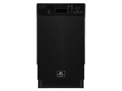 18″ Forno Polo Black Dishwasher - FDWBI8041-18BLK